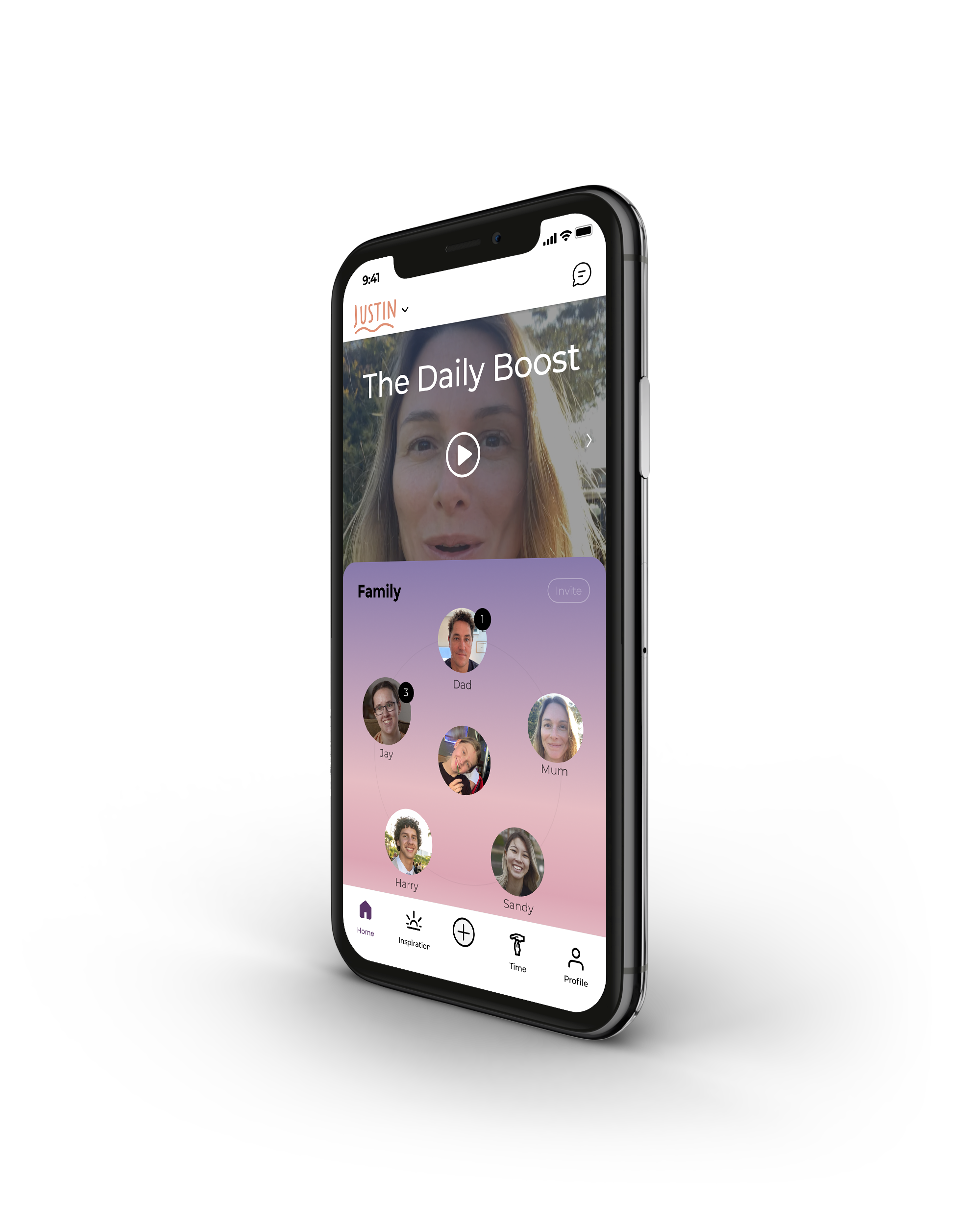 Justin App mobile